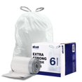 thumbnail image 4 of Bolsas de basura Plasticplace, 4-6 galones, con cordón blanco, 200 unidades, 4 of 8