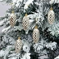 thumbnail image 4 of Costeam 5PC Christmas Long Pine Cones, Hand-Painted Christmas Tree Colorful Pine Cone Hangers, Christmas Hanging Ornaments, Xmas Festive Tree Decor, 4 of 4