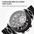 thumbnail image 3 of Reloj de cuarzo para hombre, de cristal, moderno y de ocio, 3 of 8