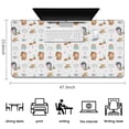 thumbnail image 5 of Long Mouse Pads for Desk,Cute Fairy Princess Pattern Desk Mats on Top Of Desks, Desk Mouse Pad Extra Large with 3mm Non-Slip Base and Stitched Edge for Gaming,Office,Work,Home 47.3"x23.6", 5 of 6