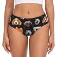 thumbnail image 1 of Balery Different Breeds Of Dogs Ropa Interior de Algodón para Mujer con Dibujo – Braguitas Cómodas y Elásticas, Estilo Clásico-X-Small, 1 of 6