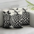thumbnail image 3 of nygtbtfer Hello Pumpkin Throw Pillow Covers Autumn Fall Decor Black Buffalo Plaid Check Pumpkin Pillow Case Farmhouse Decorative Couch Covers for Sofa/Couch/Porch White, 3 of 7