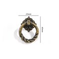 thumbnail image 4 of Allume 6Pcs Rétro Vintage Armoire Bouton Tiroir Commode Porte Armoire Goutte Anneau Tirer la Poignée comme Spectacle, 4 of 6
