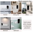 thumbnail image 7 of 6Pcs Wall Mounted Phone Holder, Self Adhesive Cell Phone Stand with Charging Hole, Acrylic Remote Control Stand for RV Bed Desk Shower (Black), 7 of 7