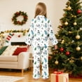 thumbnail image 5 of Gubotare Christmas Pajamas Little Girls Little Boys Pajama Pjs Jammies Kids 2 Piece Sleepwear Clothes Size 9-10 (White,9-10 Years), 5 of 9