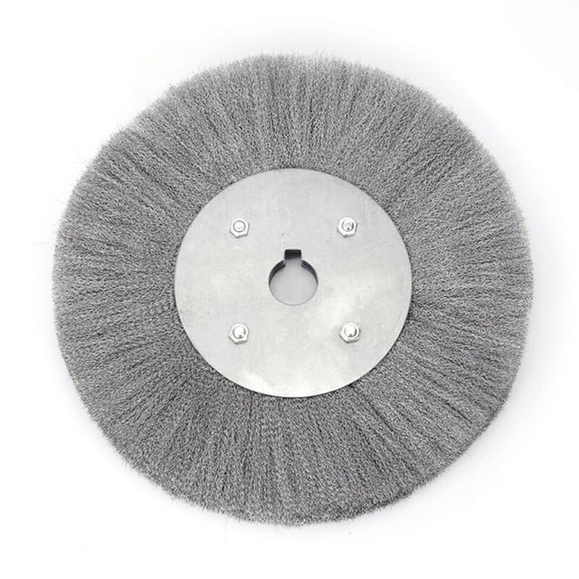 Crimped Stainless Steel Wire Wheel Brush For Cleaning Bench Grinder Rust 3''-12"