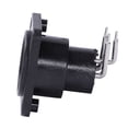 thumbnail image 3 of 40Pcs Black XLR 3Pin Female Jack Panel Mount Chassis PCB Socket Connector, 3 of 4