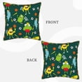 thumbnail image 3 of KLL Sport Monster Decorative Throw Pillow Covers Velvet Soft for Couch Sofa Bedroom Living Room Outdoor - 20"x20", 3 of 8