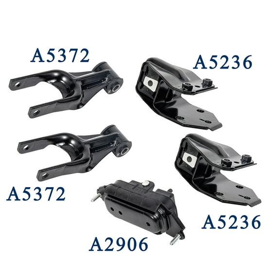 Set of 5 ISA Engine Motor & Trans Mount for 2006-2011 Chevrolet Impala Monte Carlo V6 3.5L 3.9L Replacement For A2906,R2796H