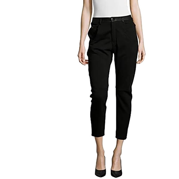 Diesel Women Fayza-R 0Qaiy Black Trousers Black 29