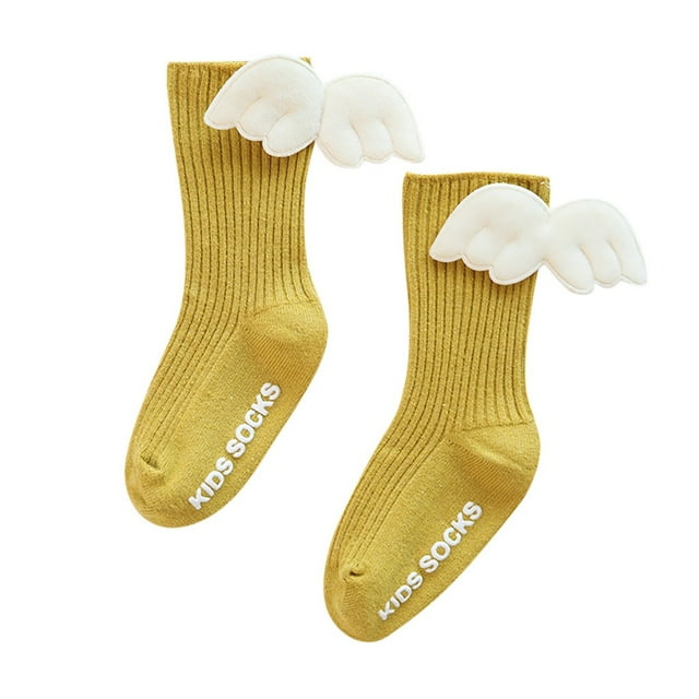 DPTALR Children's Socks Cute Wing Slip-Proof Baby Socks able Lovely Socks