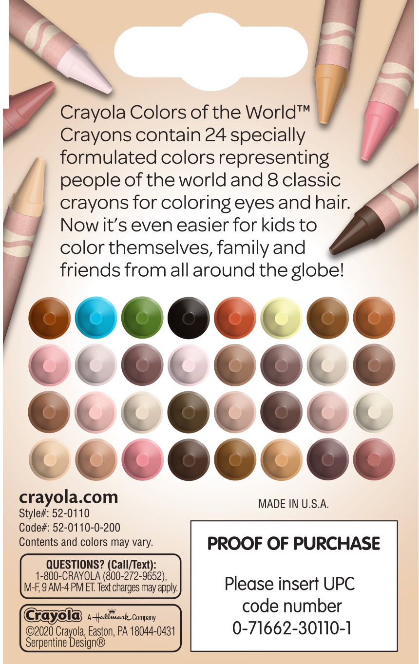 Crayola Colors of the World Skin Tone Crayons, 32 Ct, Back to School Supplies, Unisex Child - image 4 of 6