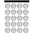 thumbnail image 7 of Darling Souvenir MADE WITH LOVE Black Skethcy Floral Wreath - 2" CustomStickersPremium 80 Self-AdhesiveRoundLabels, Personalized Wedding Party FavorStickers/RoundEnvelope Seal, 7 of 7