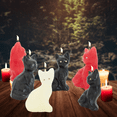 thumbnail image 5 of 5 Velas en forma de Gatos (Rojo), un toque especial para adornar tu hogar, 5 of 5