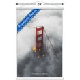 thumbnail image 3 of San Francisco - Foggy Bridge Wall Poster with Wooden Magnetic Frame, 22.375" x 34", 3 of 3