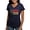 Navy, variant on CafePress - North Carolina Flag Women's V Neck Dark T Shirt - Women's V-Neck Dark T-Shirt