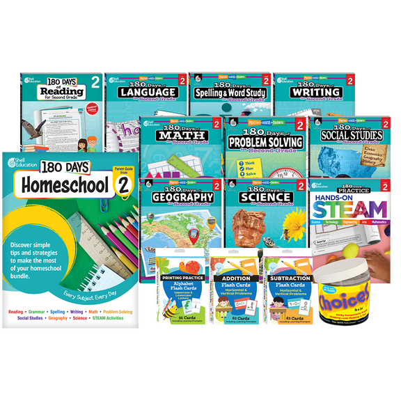 180 Days™: Homeschool Grade 2 Set