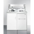 thumbnail image 5 of 39" Wide All-In-One Kitchenette, White, Glass Burners, 5 of 5