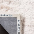 thumbnail image 5 of SAFAVIEH Paris Darwin Plush Polyester Shag Area Rug, Ivory, 8' x 10', 5 of 6