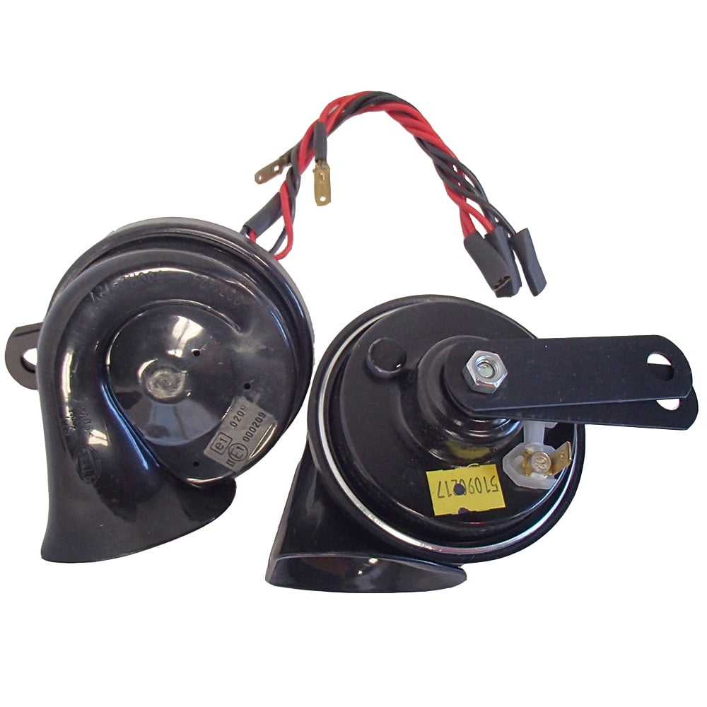 New Aftermarket Replacement HELLA Twin Tone Horn Set / Pair with Wiring ...