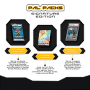 PalPacks Golden Pokemon Trading Card Mystery Box | Graded 8+ Card | Sealed Booster Pack | 25+ Cards