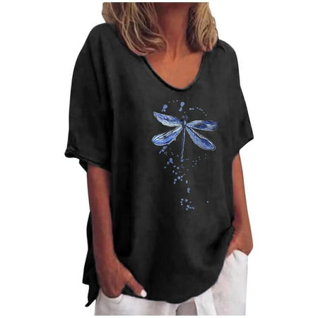 

Womens Sexy Shirts Round Neck Short Sleeve Tops Regular Blouse Corset Tops Ladies Going Out Plus Size Y2k Tees Fall Winter Boho Floral Tunic Tops Gym Athletic Workout T-shirts Fishing Shirts