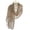 A-Khaki, variant on 3D Bow Texture Scarf Soft Mist Long Wrap & Shawl with Layered Detail