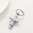 thumbnail image 5 of Rose Flower Urn Cremation Urn Keychain for Ashes Rose Flower Cross Funeral Keepsake Urn Keychain for Human/Pet, 5 of 6
