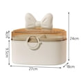 thumbnail image 4 of Bonitos accesorios para el cabello, caja de almacenamiento, contenedor para pasadores de pelo, collares Blanco Zulema Almacenamiento de joyas, 4 of 4