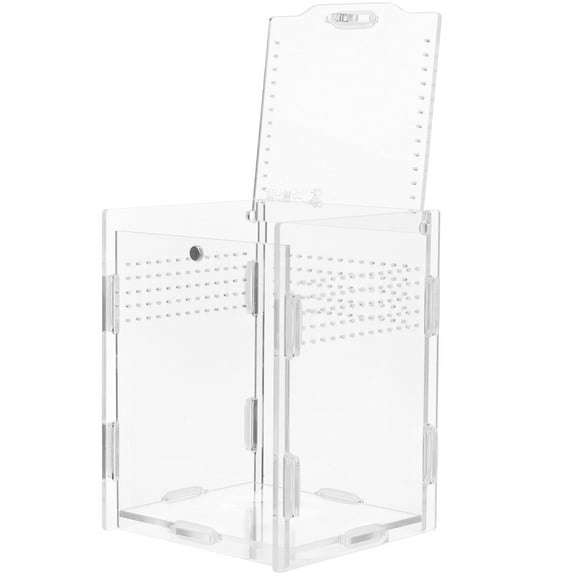 Reptile Terrarium Pet Containers Keeping Cases Animal Hermit Crab Cricke Spider Enclosure Small