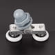 thumbnail image 4 of 4 Pack Shower Door Rollers Durable Double Sliding Bathroom Door Glass Wheel (23mm), 4 of 5