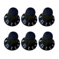 thumbnail image 4 of LOVIVER 6 Pieces Audio Knob Adjustable Replacement Parts Speaker Knob Potentiometer Knob black, 4 of 8