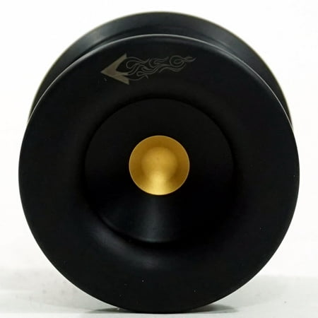 Yoyo Zeekio Vapor Machined Plastic Yo-Yo - Unresponsive, with extra bearing for Responsive Play (Black