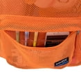 thumbnail image 5 of K-Cliffs Deluxe Mesh Backpack Heavy Duty Student Net Bookbag High Quality Simple Netting School Bag Durable Security See Through Daypack Orange, 5 of 6