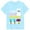 A-Light Blue1166, variant on JAJAHO Kids T-Shirt Short Sleeve Tee Boys Girls Easter Bunny Letter Print Crewneck Casual Loose Fit Pullover Tops