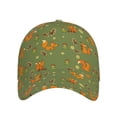thumbnail image 2 of Naloa Original Classic Low Profile Hat Men Women Baseball Cap Dad Hat Adjustable Unconstructed Squirrel And Nuts Print Cap, 2 of 9