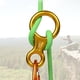 thumbnail image 5 of cámping Figura 8 Anillo de descenso de escalada Equipo de montañismo al aire libre Amarillo JShteea El nuevo, 5 of 9