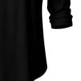 thumbnail image 4 of Men Fall Blouse Mineart Men Long Sleeve Henley Shirts Tops Loose V Neck Cotton Linen Casual Solid Color Shirts Lightweight Everyday Tops for Summer Fall Outdoor, 4 of 5