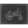 thumbnail image 2 of Harper, Ethan 32x25 White Modern Wood Framed Museum Art Print Titled - Tractor Blueprint II, 2 of 4