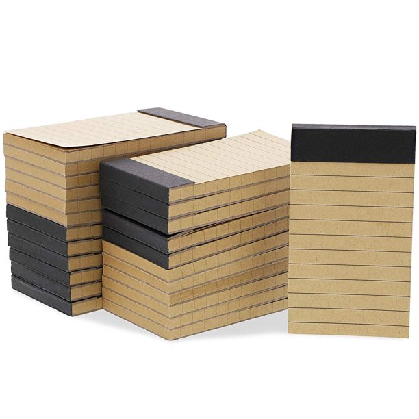 24 Pack Mini Small Pocket Size Notepads Notebooks Memo Pad Books Lined