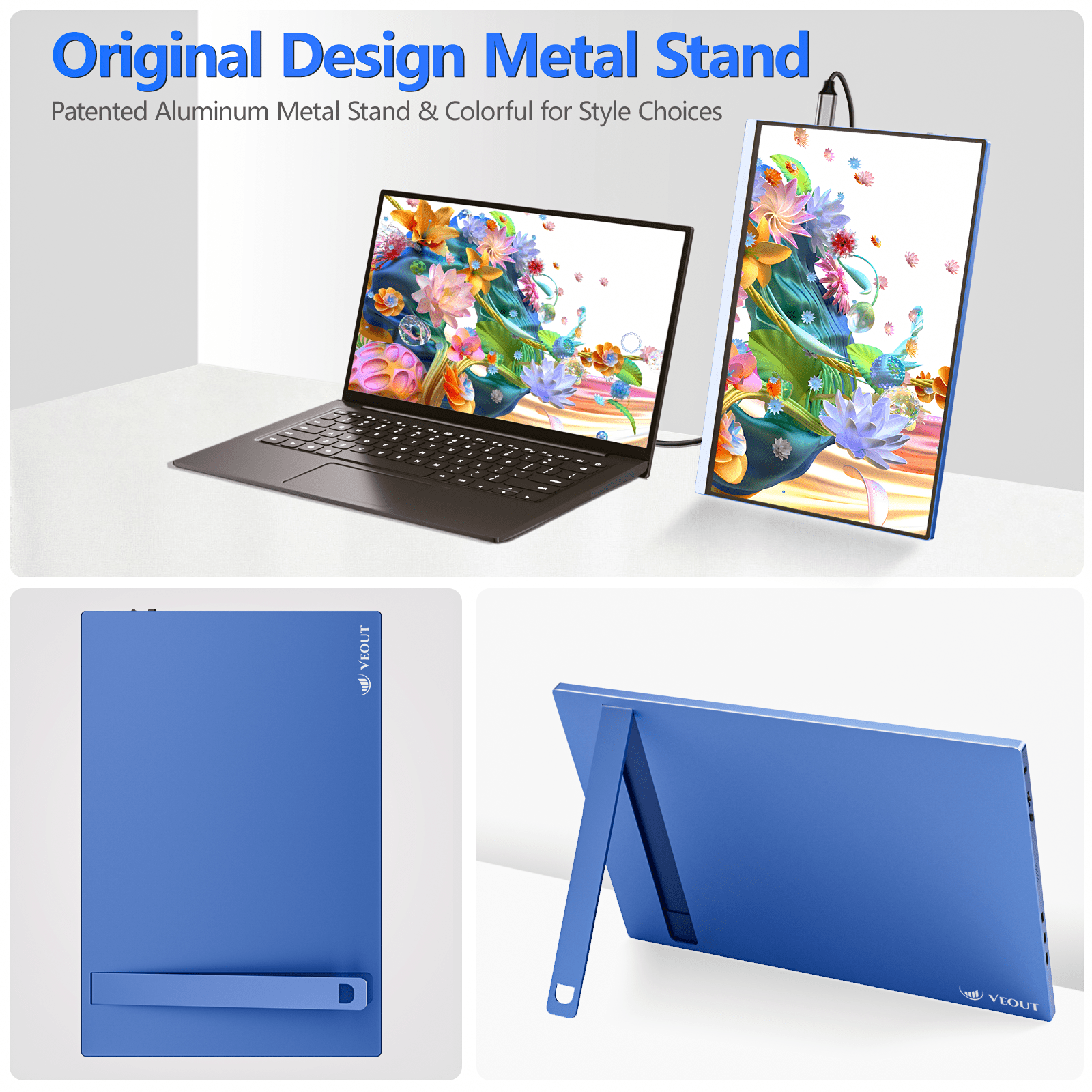 16" 1920x1200P IPS Gaming Computer Monitor with Kickstand