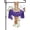 Purple Rise, variant on Lanola He is Risen Easter Garden Flag Banner Outdoor Decorations for Outside Double-Sided Printed, Cross Rise Christian Jesus Lily Flowers Bunting Yard Flags House Yard Spring Seasonal Decoration