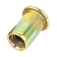 thumbnail image 5 of Uxcell 5/16"-18 Metal Flat Head Rivet Nut Insert Gold Tone 20Pcs, 5 of 5