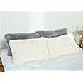 thumbnail image 2 of Fundas de Almohada de Piel sintética Suave, Paquete de 2 Fundas de Cojines de Felpa Fundas de Almohada de Piel sintética Suave para decoración del hogar de sofá Cama 50x70 cm Blanco, 2 of 5
