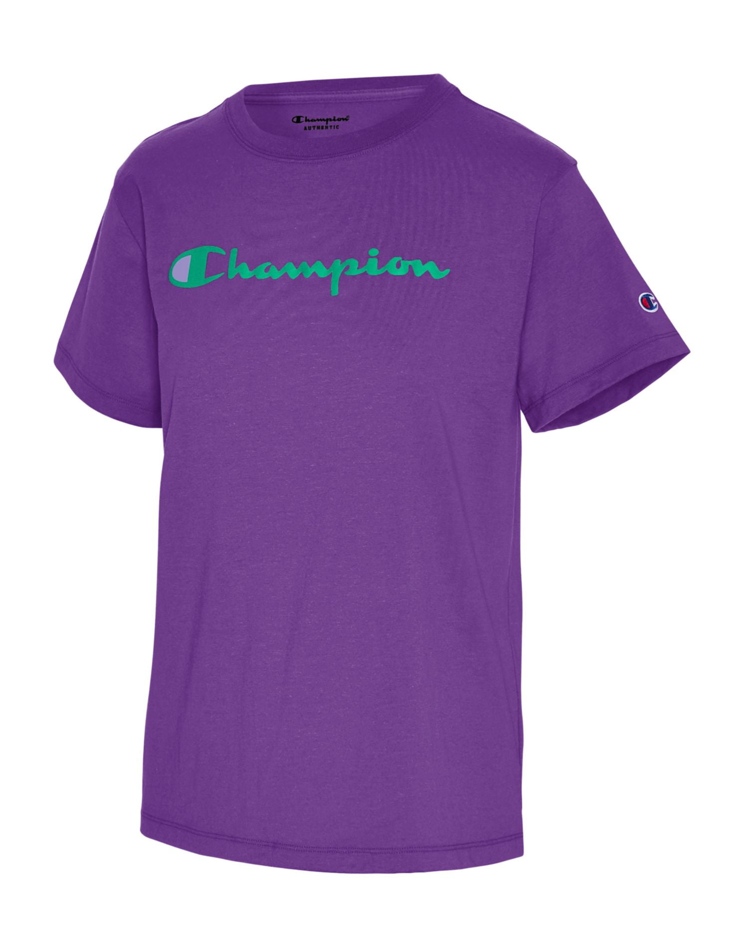 Champion Champion Womens Classic ShortSleeve Tee, M, Purple Crush