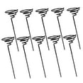 thumbnail image 4 of OATIPHO 10Pcs Creative Plant Display Metal Rack Black Modern Minimalist for Office Desk, 4 of 5