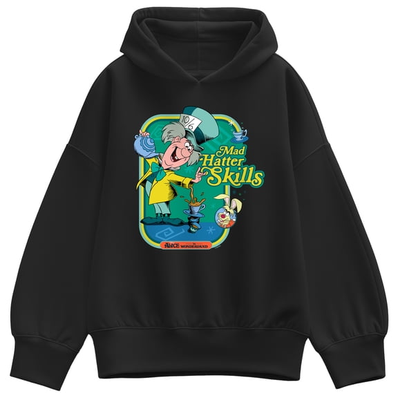 Alice In Wonderland - Mad Hatter Skills - Women's Oversized Fleece Hoodie Sweatshirt