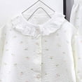 thumbnail image 7 of CAUYDY 2T-5T Toddler Girl Clothing Baby Sleepers Cute Long Sleeved Tee Shirt and Elastic Waist Pants 2Pcs Set Little Kids Outfits for Girls Fall Winter Sizes 3-4 Years,White, 7 of 7