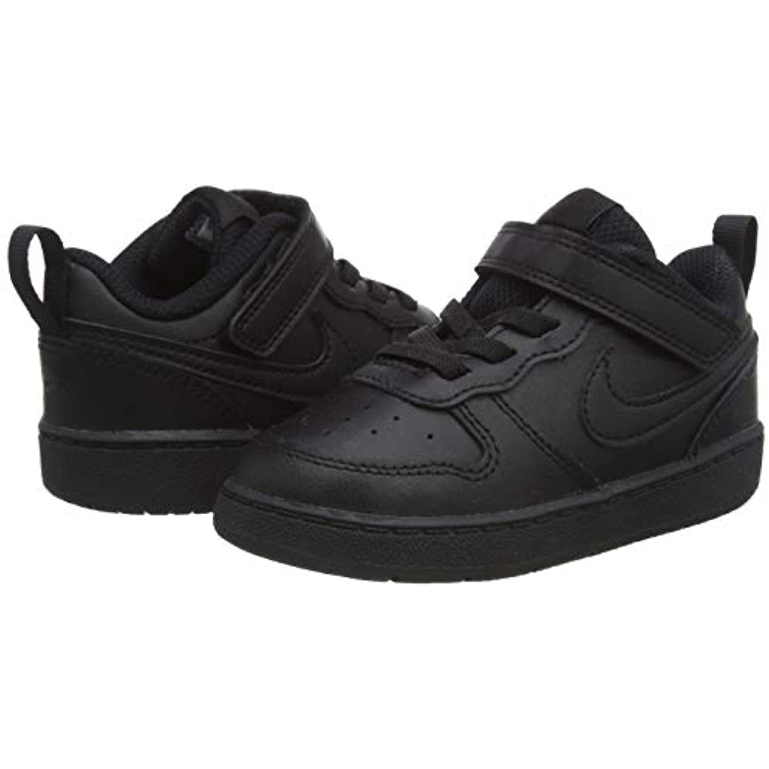 Size Borough Nike (TDV) Black/Black/Black Toddler Bq5453-001 Low 2 9 Court
