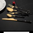thumbnail image 1 of Juego de cubiertos Juego de cubiertos de acero inoxidable de estilo occidental Juego de cubiertos de cuchillo, tenedor y cuchara de cocina, 1 of 2